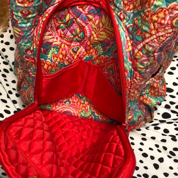vera bradley bright colored backpack - Picture 2 of 4